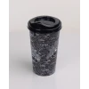 ieg™ Kahve Bardağı - Kapaklı Desenli