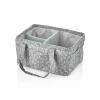 ieg™  Katlamalı Anne & Bebek Organizer 795 Gri Çiçek