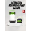 ieg™ Katlanabilir Kamp Lambası Akordiyon Lamba Şarjlı 3 Kademeli Solar