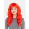 ieg™ Kırmızı Renk Uzun Dalgalı Parti Peruğu