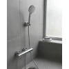 ieg™ Krem Duş Başlığı Seti 4 Kademeli El Duşu Spiral Hortumlu Banyo Seti