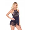 ieg™ Lacivert Bodysuit Gecelik