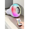 ieg™ Lamba Led Hoparlör Dayanıklı ve Uzun Ömürlü Bluetooth Hoparlör