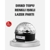 ieg™ LED Disko Küresi Bluetooth Hoparlörlü Ritimle Senkronize Döner Işıklı