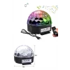 ieg™ Led Işık Disko Topu Bluetooth Hoparlörlü USB Müzik Çalar Kumandalı