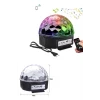 ieg™ Led Işık Disko Topu Bluetooth Hoparlörlü USB Müzik Çalar Kumandalı