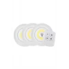 ieg™ Led Lamba 3lü Uzaktan Kumandalı Yapışkanlı