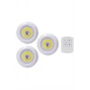ieg™ Led Lamba 3lü Uzaktan Kumandalı Yapışkanlı