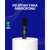 ieg™ Lightning Girişli 2’li Kablosuz Yaka Mikrofonu Çift Kişilik Kayıt