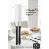 Lüks Seri 2li Tereyağı ve Peynir Bıçağı Seti - Paslanmaz Çelik & Ergonomik Silikon Saplı 16 cm 719999