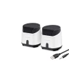 ieg™ Masaüstü Hoparlör 1+1 USB + 3.5mm - Beyaz HD6024W