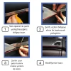 ieg™  Mavi Araba OtoTrim Dekorasyon Şeridi Kauçuk Elastik Kolay Kurulum 5 metre Şerit Bant