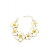 ieg™ Mineli Çiçek Bileklik - Krem