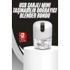 ieg™ Mini Doğrayıcı Rondo Taşınabilir Mini El Blender Paslanmaz Çelik
