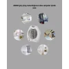 ieg™ Mini Elektrikli Isıtıcı – 2000W Güç, Fanlı Isıtma, 3 Isı Modu