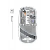 ieg™ Mouse Fare Kablosuz Mouse Fare Şarjlı Bluetooth Sessiz 5 Tuşlu Şeffaf