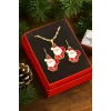 ieg™ Noel Baba Yılbaşı Kutulu Zincir Kolye Set