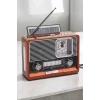 ieg™ Nostaljik Görünümlü USB Girişli Bluetooth Bağlantılı Radyo