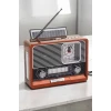 ieg™ Nostaljik Görünümlü Usb Girişli Bluetooth Bağlantılı Radyo