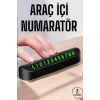 ieg™ Numaralık Araç İçi Araba Araç Park Numaratör Telefon Numarası Yazma