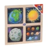 ieg™ ONY-343/344/345/346 Ahşap Eğitici 4lü Puzzle -Onyıl