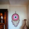 ieg™ Örgülü Duvar Süsü Pembe Boncuklu Duvar Dekoru
