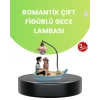 ieg™ Oturan Çift Figürlü LED Masa Lambası Romantik Hediye