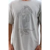 ieg™      Oversize Taşlı Bisiklet Yaka T-Shirt - Gri -