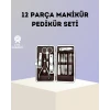 ieg™ Paslanmaz Çelik Çok Fonksiyonlu 12 Manikür Seti