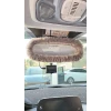 Peluş Dikiz Ayna Kılıfı Süs Gri