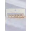ieg™ Pirinç Gold Renk Kalp Model Küpe Seti