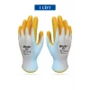 İEG Pn7 Sarı Iş Eldiveni Polyester Örme Nitril Beybi No:10  Group - 1 Çift
