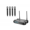 ieg™ Profesyonel Kablosuz Vhf Mikrofon 4’Lü Set - Siyah HDX2792