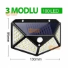 ieg™ Projektör 100 Ledli Işık Sensörlü Güneş Enerjili Solar Lamba