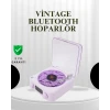 ieg™ Projektörlü Gece Lambalı Retro Hoparlör – Taşınabilir Bluetooth Speaker