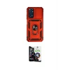 ieg™ Redmi Note 11 Kılıf Ahenk Klasik - Şeffaf Temperli Cam Ekran Koruyucu