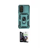 ieg™ Redmi Note 11 Kılıf Ahenk Klasik - Şeffaf Temperli Cam Ekran Koruyucu