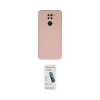 ieg™ Redmi Note 9 Kılıf Ahenk Serisi - Şeffaf Pasifik Cam Ekran Koruyucu