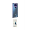 ieg™ Redmi Note 9 Kılıf Eksen Doku Prime - Şeffaf Pasifik Cam Ekran Koruyucu