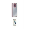 ieg™ Redmi Note 9 Pro Kılıf Eksen Doku Prime - Şeffaf Pasifik Cam Ekran Koruyucu