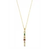 ieg™ Renkli Taşlı Element Kolye - Altın