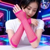ieg™ Retro Neon Fuşya File Parmaksız Eldiven 26 cm