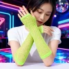 ieg™ Retro Neon Yeşil File Parmaksız Eldiven 26 cm