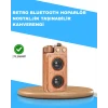 ieg™ Retro Radyo Tasarım Bluetooth Hoparlör 1800mah Uzun Çalma Süresi