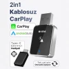 ieg™ S-lınk Sl-car01 2in1 Android Ve Apple Cihazlar Kablosuz Android Auto Ve Carplay Adaptörü(1923)