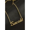 ieg™ Sacide İsimli Kolye (Kişiye Özel)