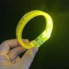 ieg™ Sarı Led Işıklı Baskı Yapılabilen Pilli Bileklik Bilezik