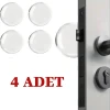 ieg™ Şeffaf Silikon Mobilya ve Kapı Durdurucu Darbe Pedi 4lü Set