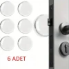 ieg™ Şeffaf Silikon Mobilya ve Kapı Durdurucu Darbe Pedi 6lı Set