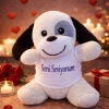 ieg™ Seni Seviyorum Tişörtlü Sevimli Peluş Köpek